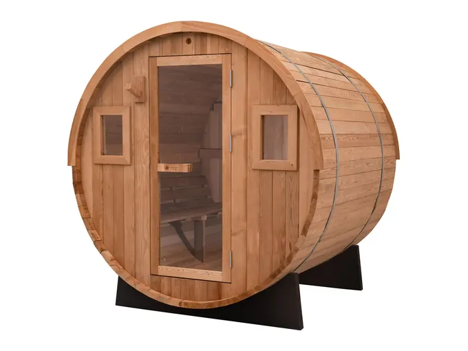 Redwood Barrel Outdoor Sauna